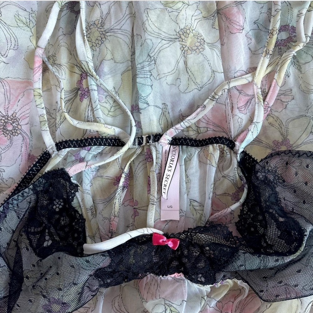 Y2K Victoria’s Secret floral baby doll top - Picture 5 of 5